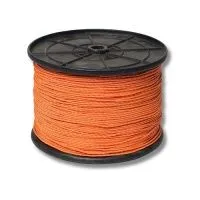 Шнур полипропиленовый ПП комб. 16-прядн.с ПА серд. d.  4 мм цветной на кат. 200 мм