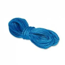 Шнур полипропиленовый ПП 8-прядн.d. 4 мм с серд. синий в мотках по 15 м